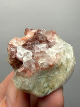 Load image into Gallery viewer, Pink Apophyllite on Red & Green Heulandite – Deccan Traps, Maharashtra, India