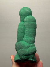 Load image into Gallery viewer, 4.7” High-Grade Malachite Stalactite “Cave” Formation | DR Congo | Mineral Collector Specimen