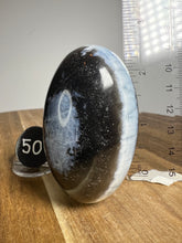 Load image into Gallery viewer, Lingam - Blue Opal with Chalcedony from India