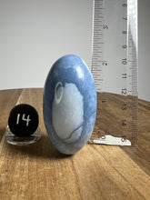Load image into Gallery viewer, Lingam - Blue Opal with Chalcedony from India