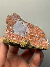 Load image into Gallery viewer, “Goblin Chalcedony” Pink & Orange Druzy Botryoidal Stalactites — Tichka Massif, High Atlas, Morocco