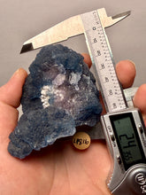 Load image into Gallery viewer, Superb Purple Phantom “Blueberry” Fluorite on Candle Quartz | Huanggang Liang, Inner Mongolia, China