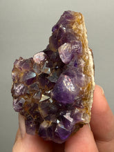 Load image into Gallery viewer, Premium Hematite-Phantom Deep Magenta Ametrine Cluster | Deccan Traps, India | Collector Mineral Specimen