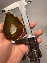 Load image into Gallery viewer, High-Grade Indonesian Sumatra Agate Pair – Vibrant Banded Chalcedony with Rich Color Zoning | Ethical Lapidary & Collector Display Specimens
