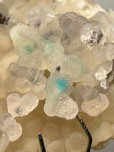 Load image into Gallery viewer, Blue-Green Chrysocolla in Botryoidal Chalcedony Cabinet Specimen | Indonesia