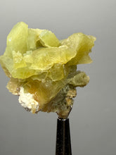 Load image into Gallery viewer, High-Grade Green Heulandite on Peach Stilbite Crystal Cluster | Deccan Traps, Maharashtra, India | Collector Mineral Specimen