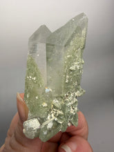 Load image into Gallery viewer, Chlorite-Included Faden Quartz Cluster (Green Phantom Quartz) | Pakistan Mineral Specimen