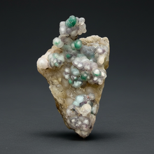Load image into Gallery viewer, Blue-Green Chrysocolla in Botryoidal Chalcedony Cabinet Specimen | Indonesia