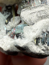 Load image into Gallery viewer, Blue and Dark Green Cap Stak Nala Tourmaline on Cleavelandite Matrix – Haramosh Mountains, Pakistan