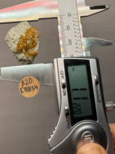 Load image into Gallery viewer, Hessonite Garnet Cluster on Matrix – Thumbnail Collector Specimen from Pakistan | High-Grade Orange-Red Garnet Crystals