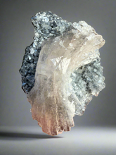 Load image into Gallery viewer, Pink Gem Heulandite on Clear Apophyllite and Clear Heulandite • Maharashtra, India
