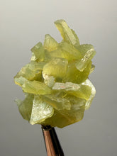 Load image into Gallery viewer, High-Grade Green Heulandite on Peach Stilbite Crystal Cluster | Deccan Traps, Maharashtra, India | Collector Mineral Specimen