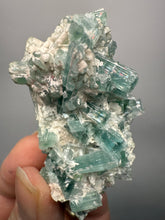 Load image into Gallery viewer, Blue Indicolite Tourmaline on Matrix – Pegmatite Mineral Specimen from Pakistan