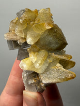 Load image into Gallery viewer, Isometric Fluorite & Scalenohedral Calcite Specimen | Pakistan Mineral Collector Display Piece