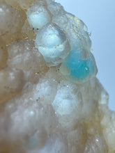 Load image into Gallery viewer, Blue-Green Chrysocolla in Botryoidal Chalcedony Cabinet Specimen | Indonesia