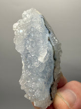 Load image into Gallery viewer, Blue Chalcedony on Deccan Trap Basalt | Maharashtra, India | Collector Mineral Specimen