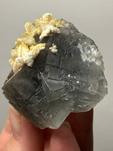 Load image into Gallery viewer, Isometric Fluorite & Scalenohedral Calcite Specimen | Pakistan Mineral Collector Display Piece