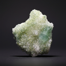 Load image into Gallery viewer, Luminous Mint Apophyllite with Glittering Druzy Sugar Quartz – India