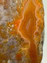 Load image into Gallery viewer, Polished Malawi Agate Half – High-Grade African Banded Agate Display Specimen
