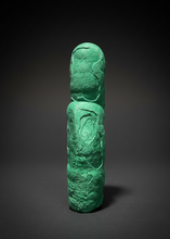 Load image into Gallery viewer, 3.7” Druzy Malachite & Stalactite — Botryoidal Cave Formation | DR Congo | Collector Mineral Specimen