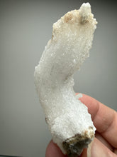 Load image into Gallery viewer, RARE COMBO Moroccan Ram’s Horn Selenite (Gypsum) with Yellow Botryoidal Fluorite Display Specimen