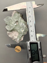 Load image into Gallery viewer, Light Mint Green “Disco Ball” Radial Apophyllite on Pink & Green Heulandite — Deccan Traps, India