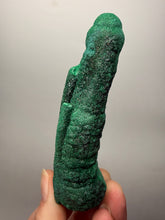 Load image into Gallery viewer, 4” Druzy Malachite Stalactite — Botryoidal “Cave” Formation | DR Congo | Collector Mineral Specimen