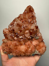 Load image into Gallery viewer, LARGE Rare Red Druzy Apophyllite with Red Stilbite Cluster | India | Collector Mineral Specimen