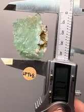 Load image into Gallery viewer, Luminous Mint Apophyllite with Glittering Druzy Sugar Quartz – India