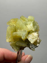 Load image into Gallery viewer, High-Grade Green Heulandite on Peach Stilbite Crystal Cluster | Deccan Traps, Maharashtra, India | Collector Mineral Specimen
