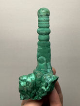 Load image into Gallery viewer, 5” High-Grade Malachite Stalactite “Cave” Formation | DR Congo | REPAIRED | Mineral Collector Specimen