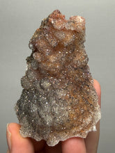 Load image into Gallery viewer, Natural Botryoidal Goethite on Druzy Amethyst Cluster | Collector Mineral Specimen | Morocco