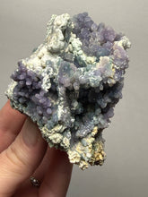Load image into Gallery viewer, 3.8” Indonesian Grape Agate (Radial Spray Terminated Quartz) Display Specimen | Mamuju, West Sulawesi, Indonesia