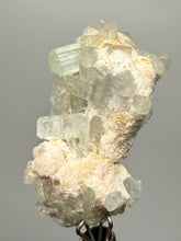 Load image into Gallery viewer, Light Mint Green Tourmaline on Matrix– Pegmatite Mineral Specimen from Pakistan