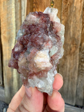 Load image into Gallery viewer, Red & Green Apophyllite + Peach Scolecite • RARE, High Grade • Maharashtra, India