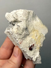 Load image into Gallery viewer, High-Grade Naturally Faceted Red Spessartine Garnet on Matrix — Skardu, Pakistan