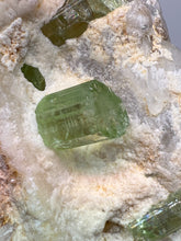 Load image into Gallery viewer, Pink Morganite, Mint Green Tourmaline, Purple Lepidolite in Quartz – Pegmatite Mineral Specimen from Pakistan