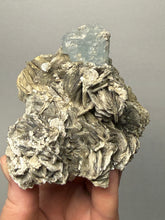 Load image into Gallery viewer, Premium Aquamarine with Mica on Matrix Collector Mineral Specimen – Nagar Valley, Pakistan