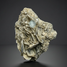 Load image into Gallery viewer, Premium Aquamarine with Mica on Matrix Collector Mineral Specimen – Nagar Valley, Pakistan