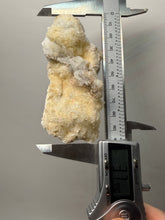 Load image into Gallery viewer, RARE COMBO Moroccan Ram’s Horn Selenite (Gypsum) with Yellow Botryoidal Fluorite Display Specimen