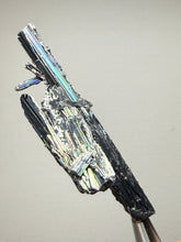 Load image into Gallery viewer, Iridescent Stibnite Crystal Specimen | Raw Antimonite Crystal