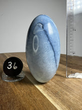 Load image into Gallery viewer, Lingam - Blue Opal with Chalcedony from India