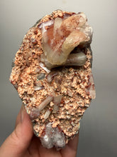 Load image into Gallery viewer, Rare Red Druzy Apophyllite with Red Stilbite Cluster | India | Collector Mineral Specimen