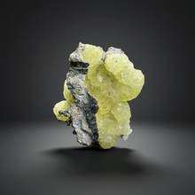 Load image into Gallery viewer, Vibrant Yellow Brucite Thumbnail Mineral Specimen | Collector Crystal from Killa Saifullah District in Balochistan Province, Pakistan