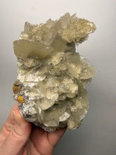 Load image into Gallery viewer, LARGE Silvery Bladed “Rose” Calcite Cluster – Yaogangxian Mine, Hunan, China