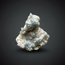 Load image into Gallery viewer, Blue-Green Chrysocolla in Botryoidal Chalcedony Cabinet Specimen | Indonesia