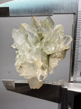 Load image into Gallery viewer, Chlorite-Included Faden Quartz Cluster (Green Phantom Quartz) | Pakistan Mineral Specimen
