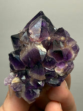 Load image into Gallery viewer, Premium Hematite-Phantom Deep Magenta Ametrine Cluster | Deccan Traps, India | Collector Mineral Specimen