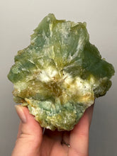 Load image into Gallery viewer, High-Grade Green Heulandite on Peach Stilbite Crystal Cluster | Deccan Traps, Maharashtra, India | Collector Mineral Specimen