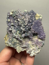 Load image into Gallery viewer, 3.8” Indonesian Grape Agate (Radial Spray Terminated Quartz) Display Specimen | Mamuju, West Sulawesi, Indonesia